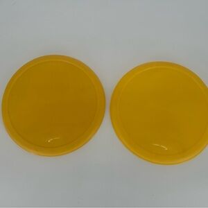 Set Of Two Rubbermaid Commercial Lid (Lid Only) for Round Food Storage Container